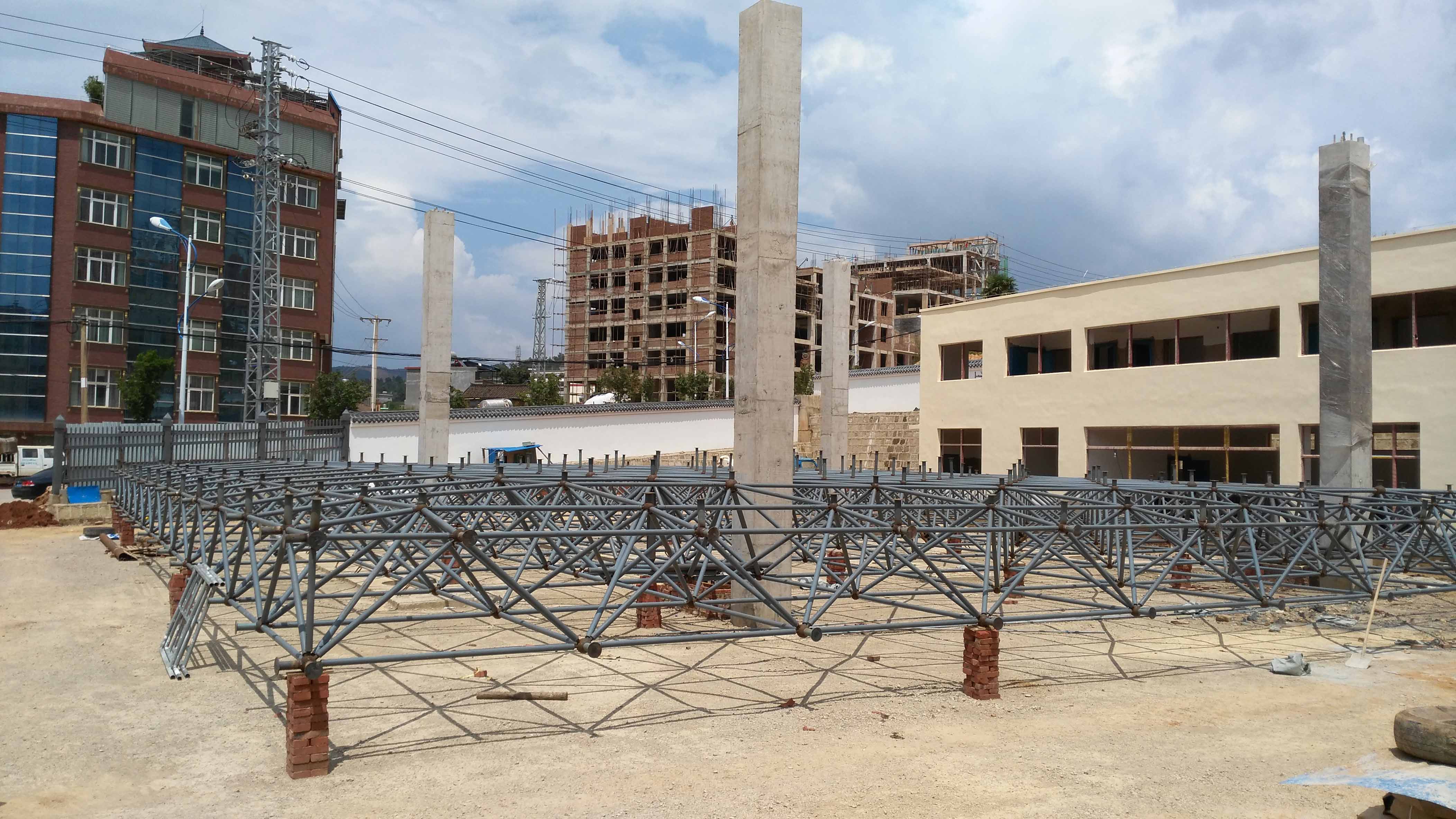 保山小型加油站网架