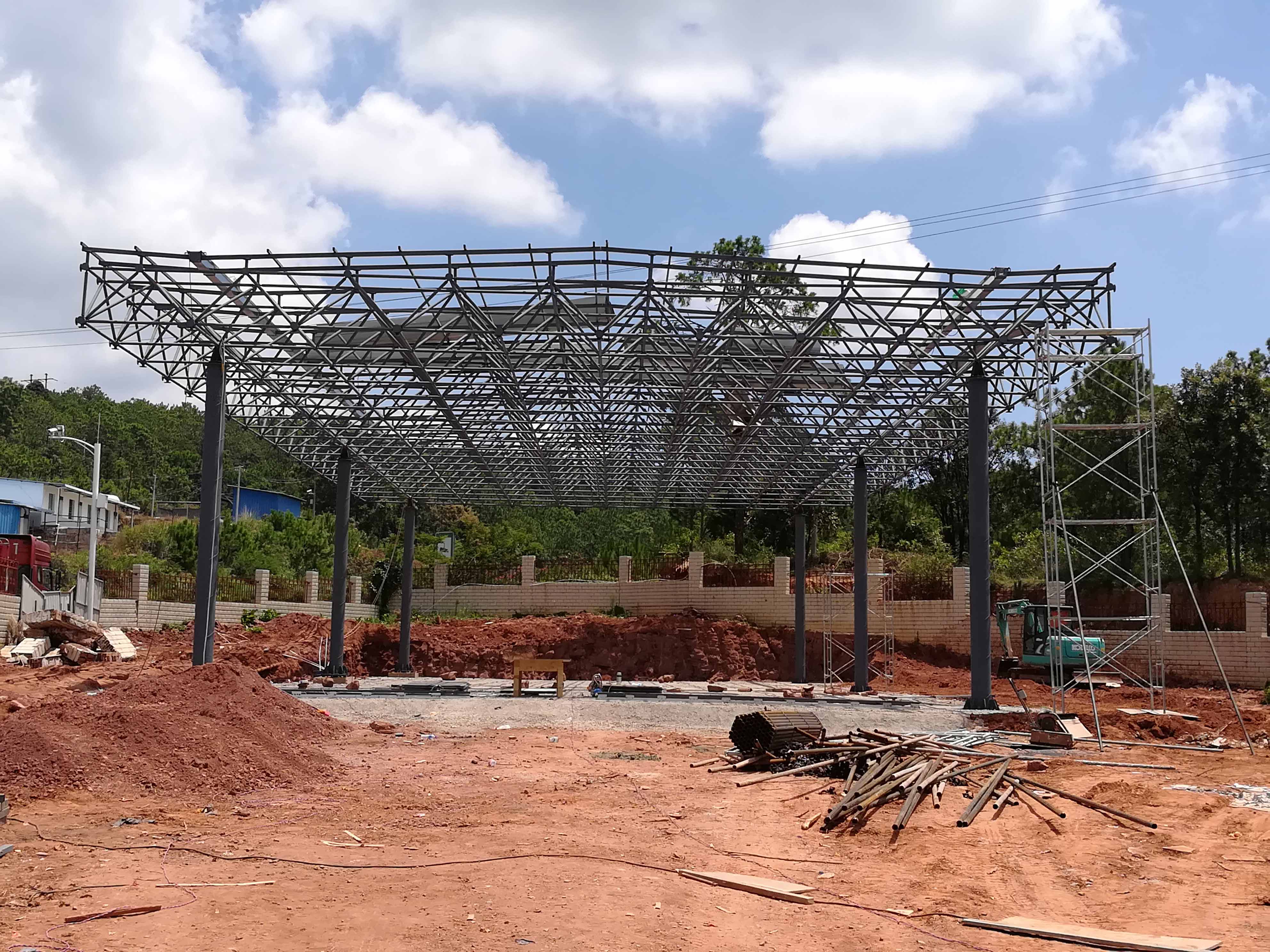 保山加油站网架屋面