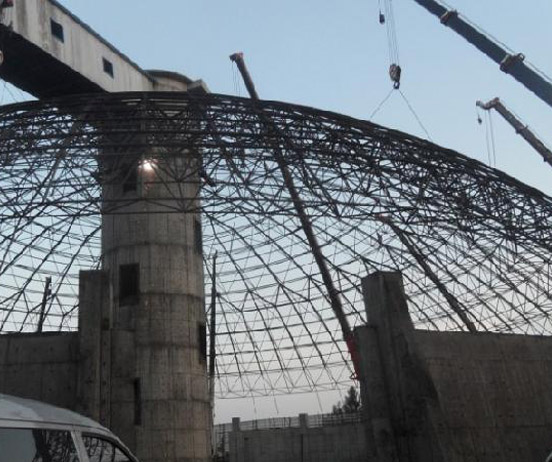 保山网架分条或分块安装法